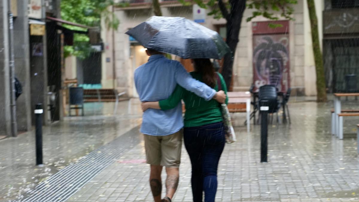 El temporal de lluvia en Catalunya, en imágenes