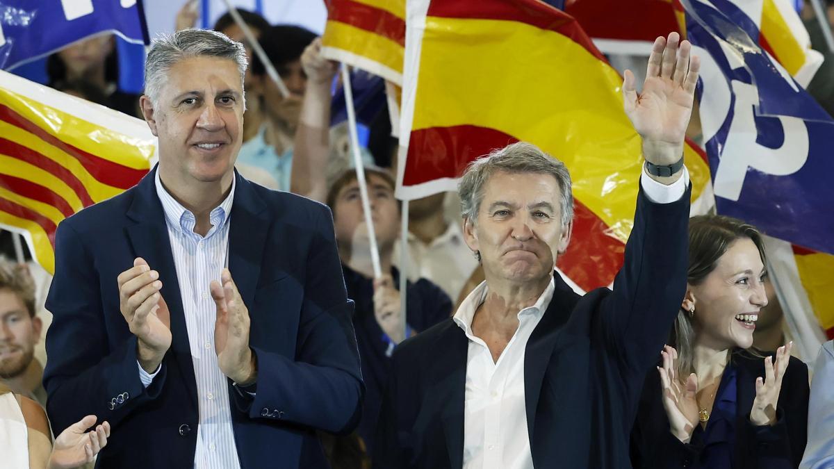 Feijóo marca Catalunya como un territorio clave para llegar a la Moncloa tras las elecciones del 29-N